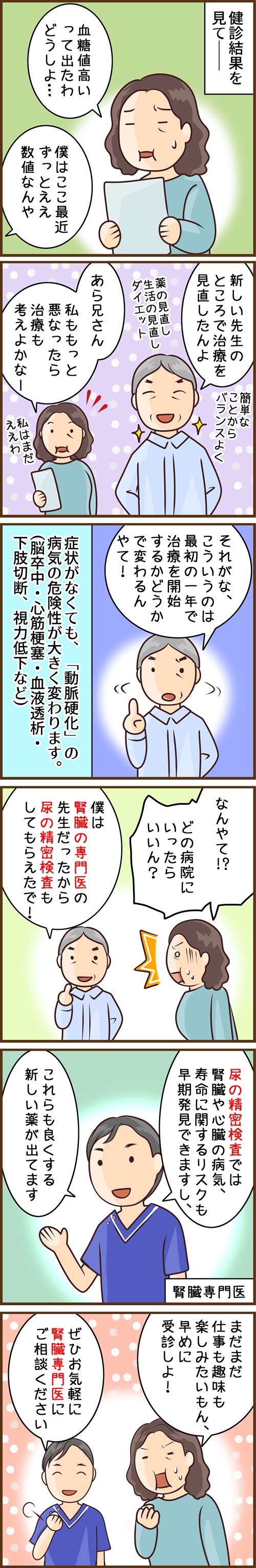 やまぐち内科・腎臓内科 糖尿病マンガ